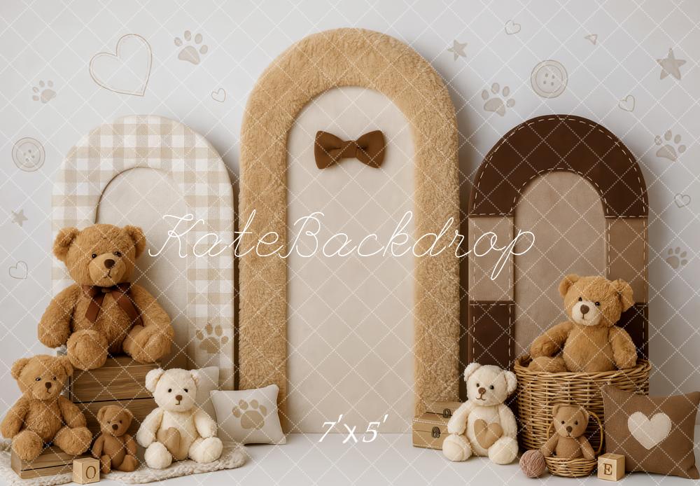 ⚡On Sale - Kate Birthday Balloons Bears Combination Backdrop - Image 4