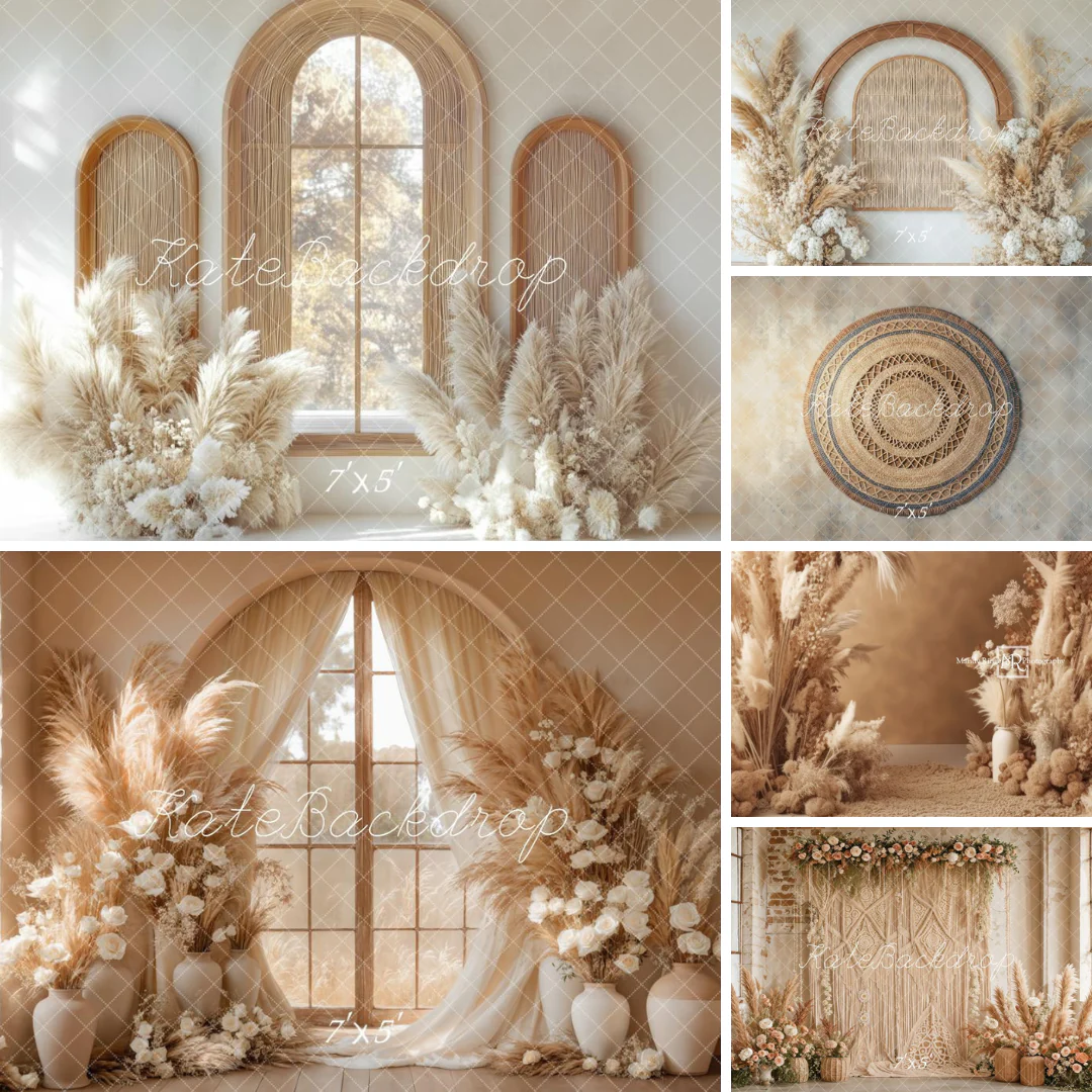 ⚡On Sale - Kate Boho Beige Combination Backdrop