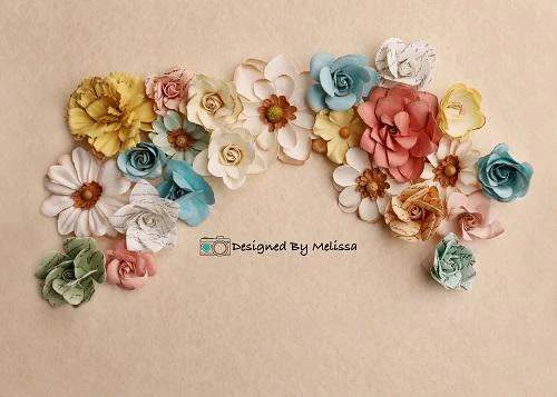 Kate 3D Wall flowers backdrop for Photography Designed by Melissa King - Image 2