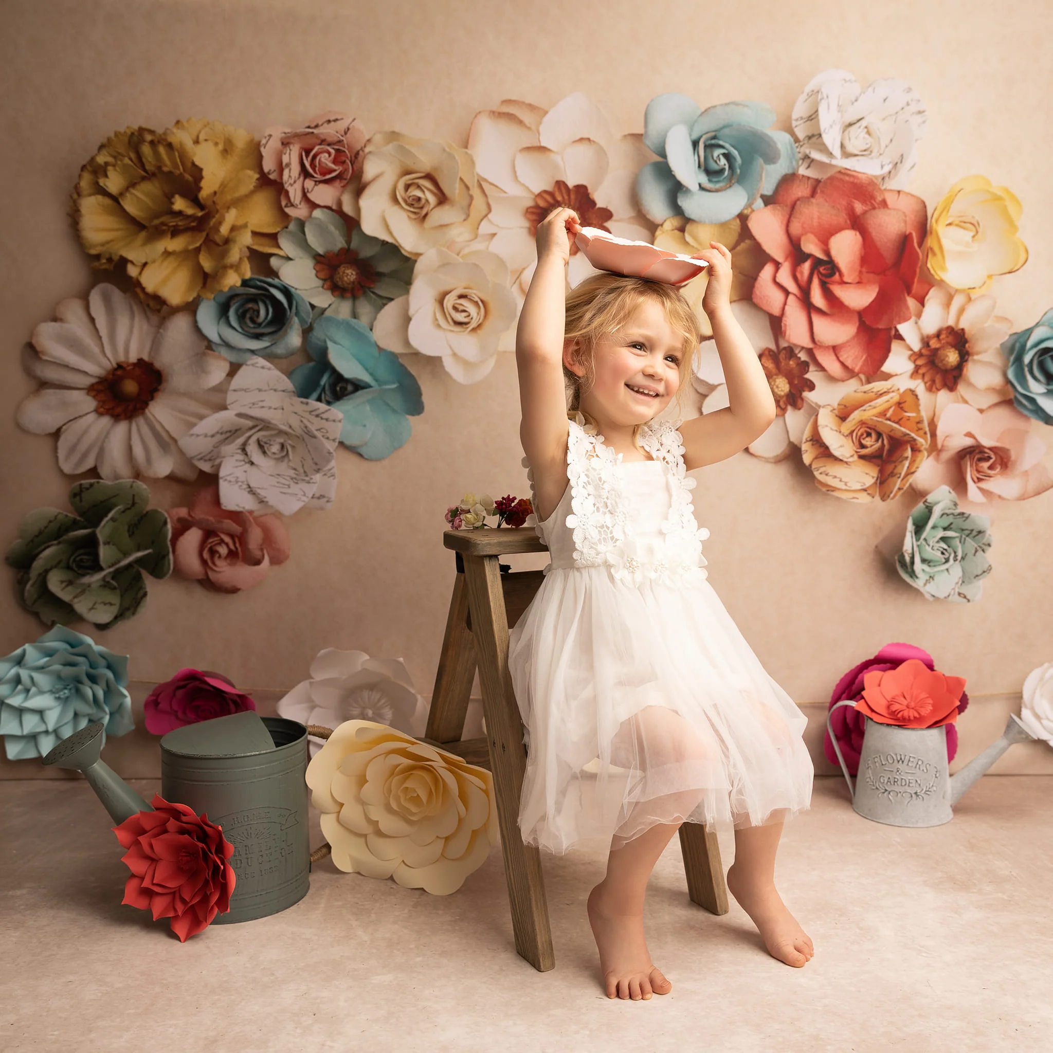 Kate 3D Wall flowers backdrop for Photography Designed by Melissa King - Image 3