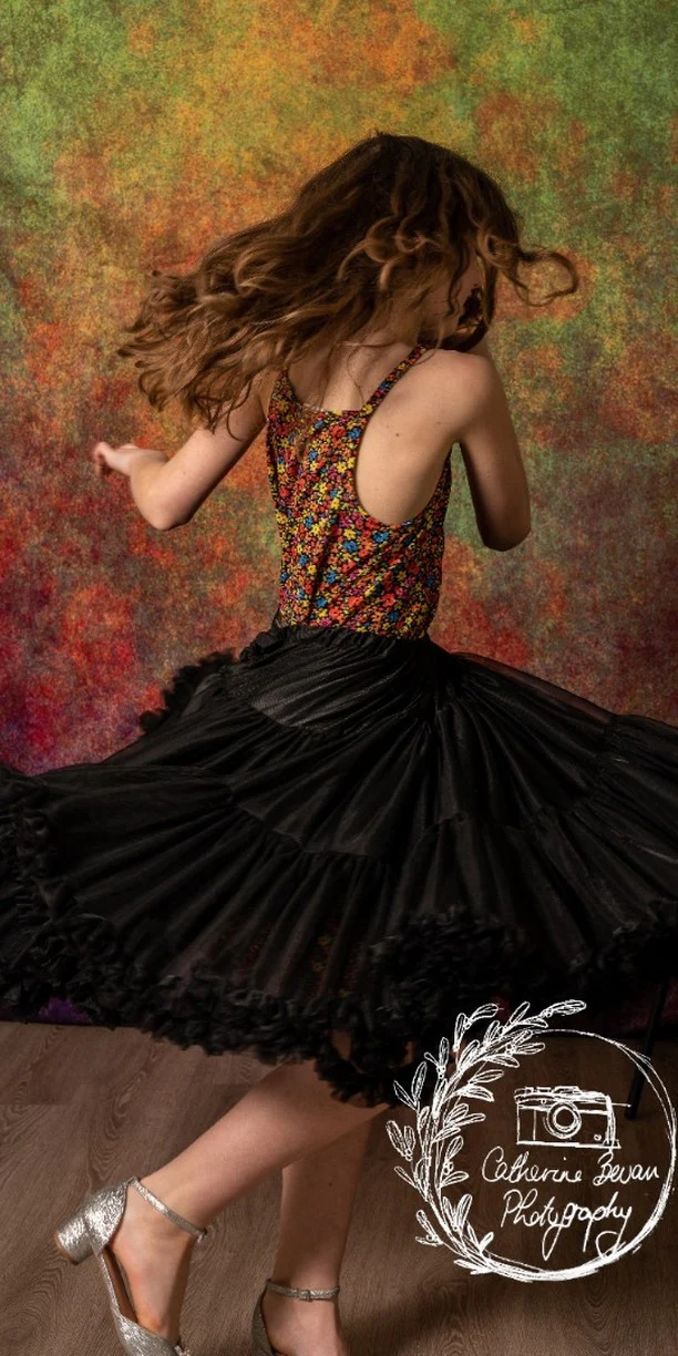 Kate Abstract Rusty Orange Green Textured Backdrop for photography - Image 4