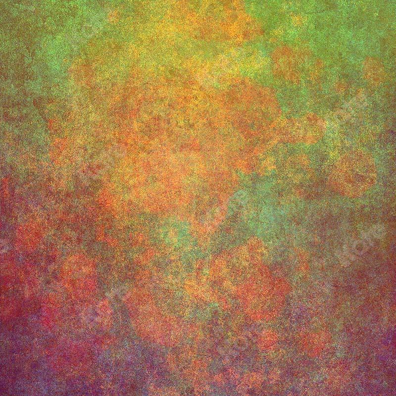 Kate Abstract Rusty Orange Green Textured Backdrop for photography - Image 5