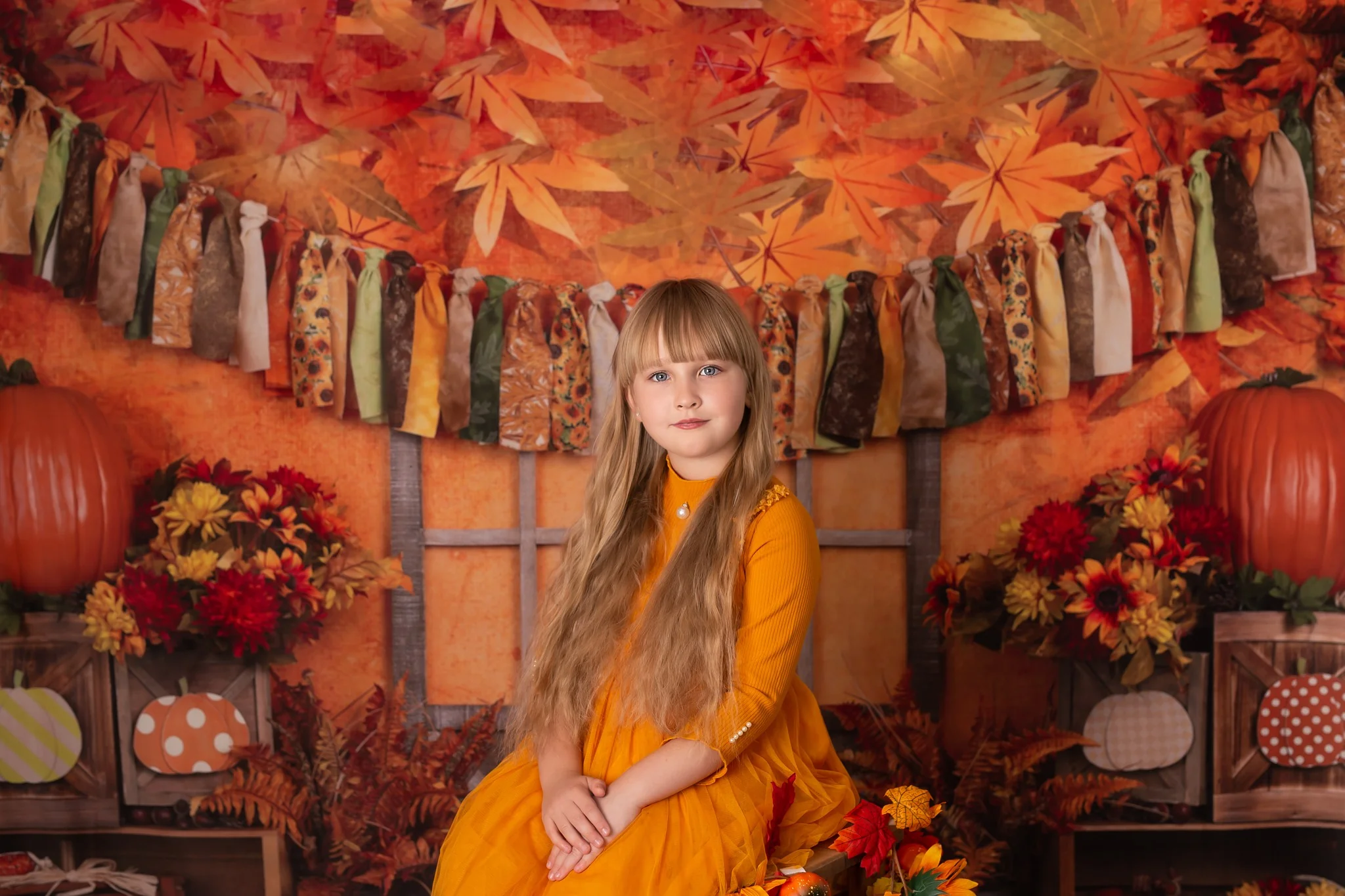 Kate Autumn Harvest Thanksgiving Backdrop