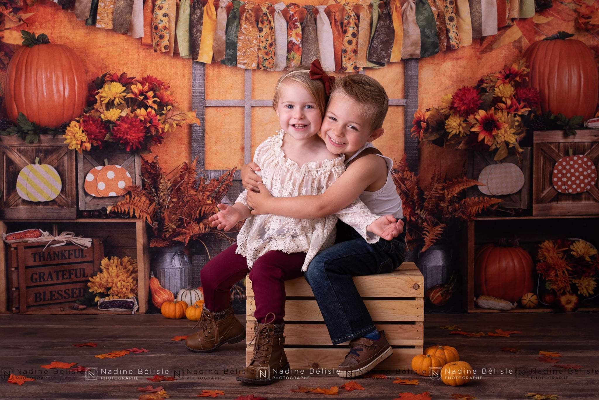 Kate Autumn Harvest Thanksgiving Backdrop - Image 14