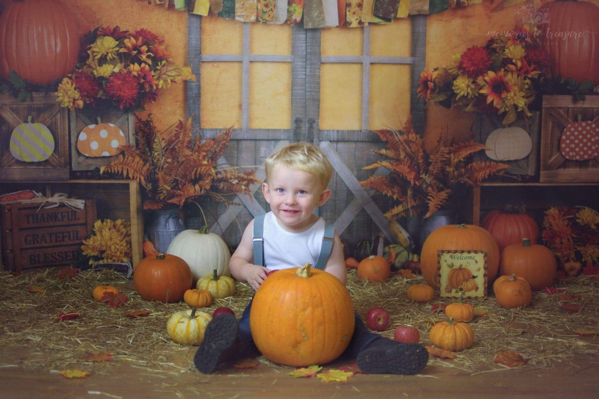 Kate Autumn Harvest Thanksgiving Backdrop - Image 15