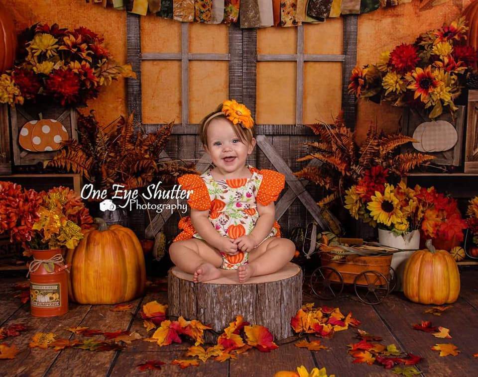 Kate Autumn Harvest Thanksgiving Backdrop - Image 5