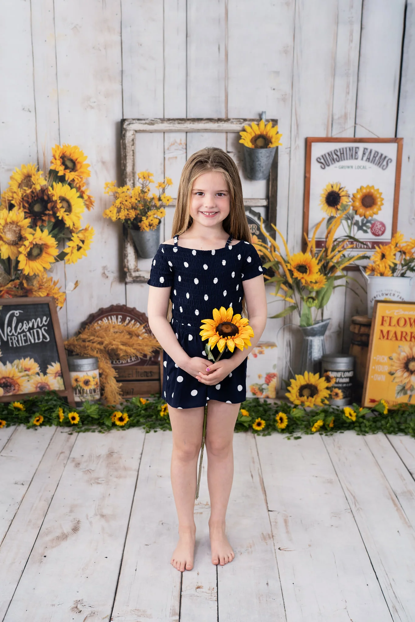 Kate Autumn Sunflower Backdrop Designed By Rose Abbas - Image 3