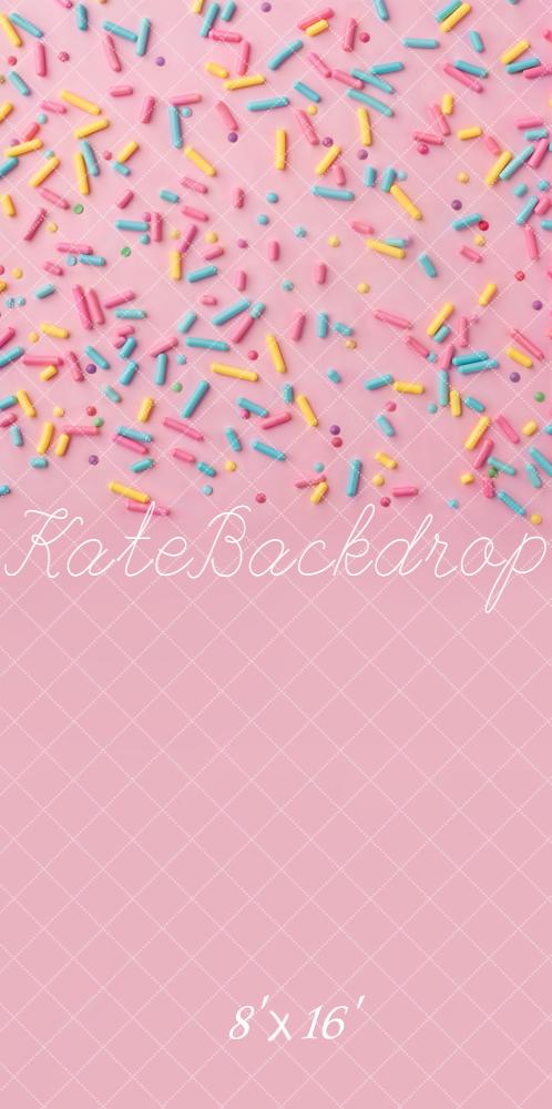 Kate Sweep Pink Sprinkles Pattern Backdrop Designed by Kate Image - Image 2