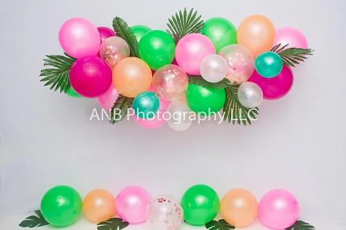 Kate Summer Backdrop Balloons Moana Theme Designed By Alisha Byrem - Image 2