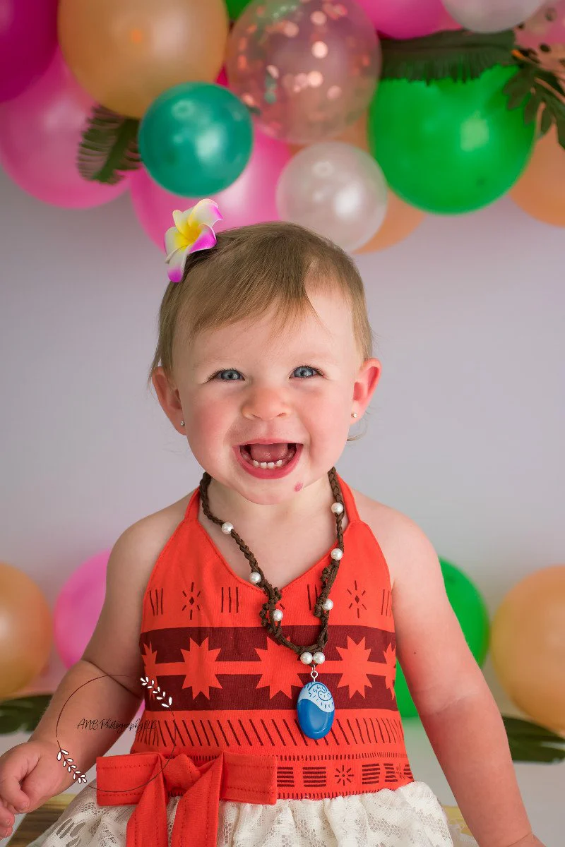 Kate Summer Backdrop Balloons Moana Theme Designed By Alisha Byrem - Image 4