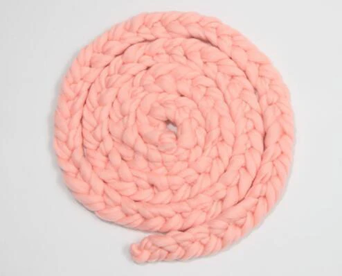 Basket Braid Wool Wrap Baby Photo Props for Newborn Photography - Image 3