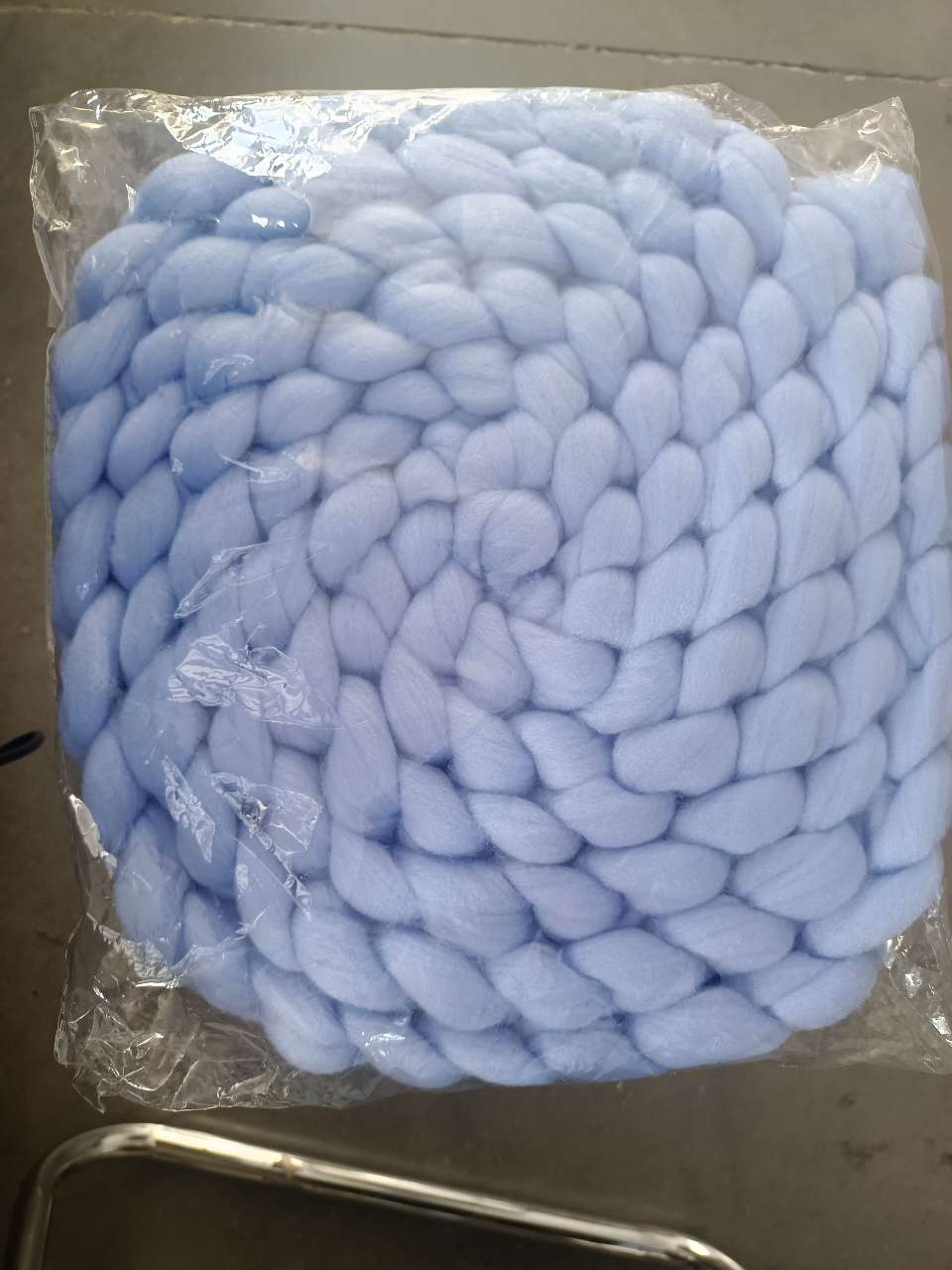 Basket Braid Wool Wrap Baby Photo Props for Newborn Photography - Image 4