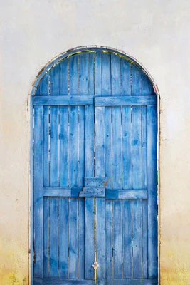Kate Summer Blue Wooden Door Backdrop Designed by Jia Chan Photography - Image 2