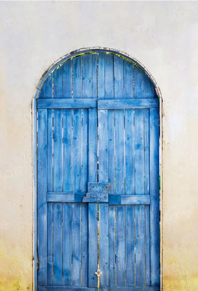 Kate Summer Blue Wooden Door Backdrop Designed by Jia Chan Photography - Image 4