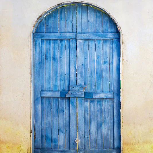 Kate Summer Blue Wooden Door Backdrop Designed by Jia Chan Photography - Image 5