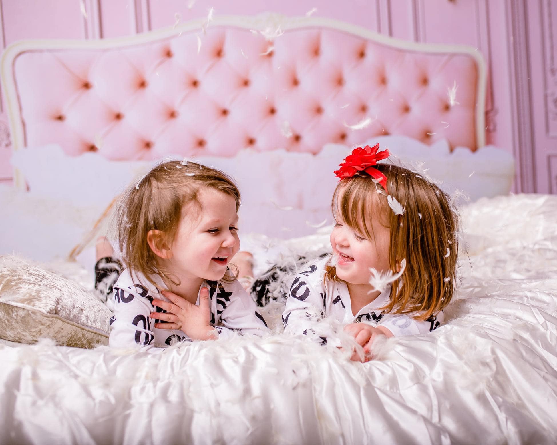 Kate Boudoir Pink Headboard Pink Wall Backdrop Designed by Chain Photography - Image 5