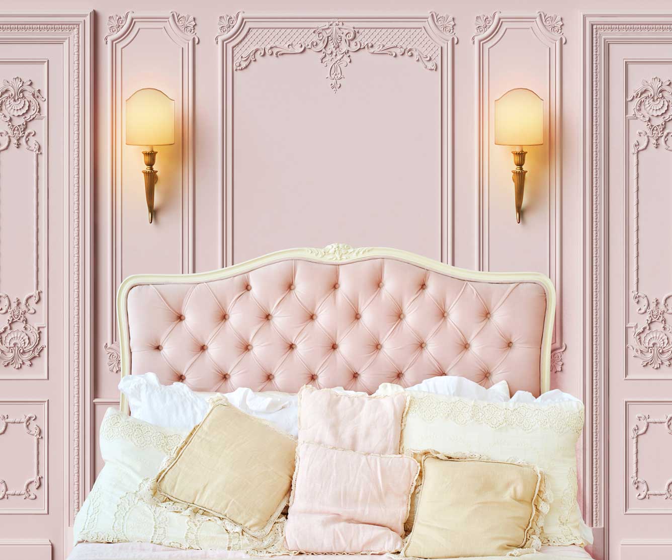 Kate Boudoir Pink Headboard Pink Wall Backdrop Designed by Chain Photography - Image 7