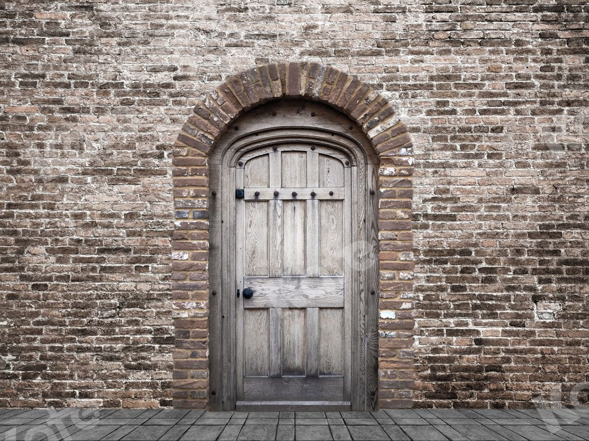 Kate Brick Wall & Door Backdrop Designed By JS Photography
