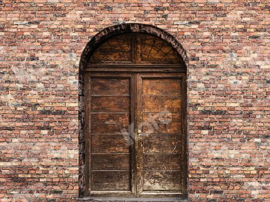 Kate Brick Wall Door Backdrop for Photography Designed by JS Photography