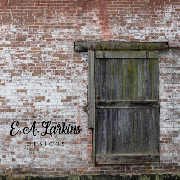 Kate Brick Wall with Door Backdrop Designed By Erin Larkins - Image 4