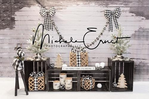 Kate Buffalo Christmas Backdrop Designed By Michele Ernst Photography