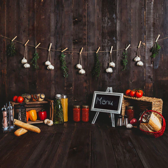 Kate Cake Smash Wood Kitchen Backdrop Designed By Rose Abbas - Image 8