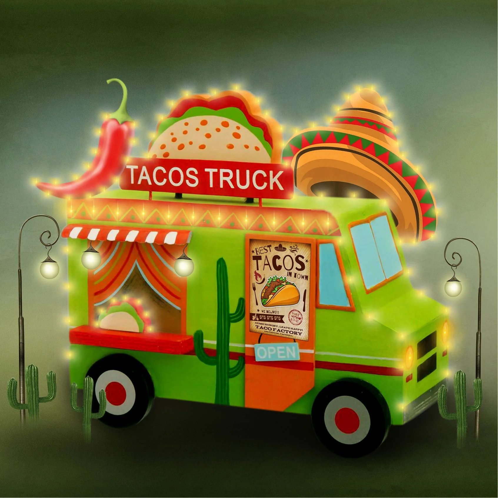Kate Cake Smash Tacos Truck Chef Backdrop Designed by Rosabell Photography - Image 5