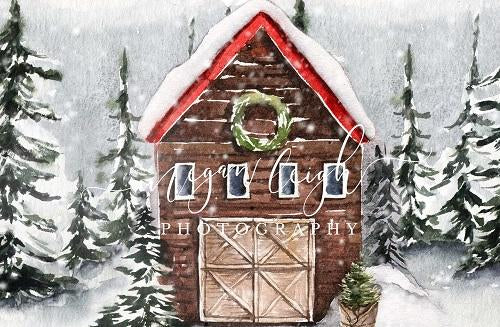 Kate Christmas Backdrop Winter Designed by Megan Leigh Photography