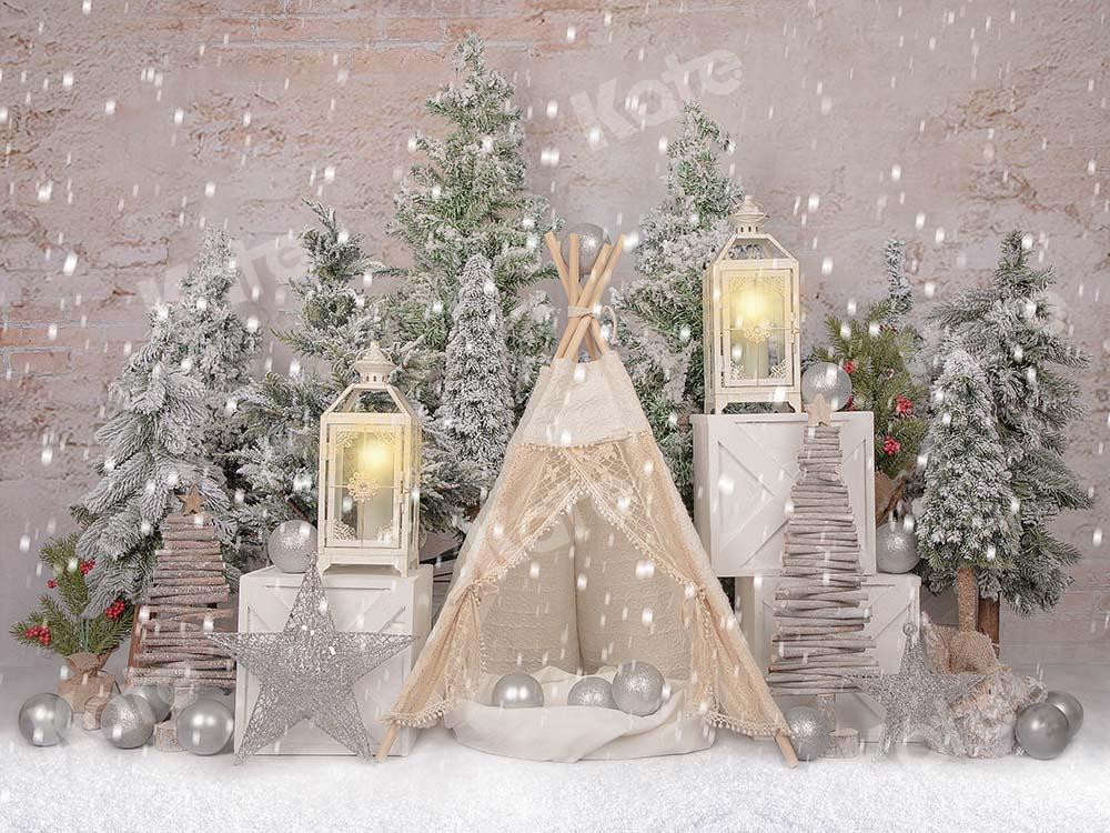 Kate Christmas Trees Tent Backdrop Designed by Emetselch - Image 2
