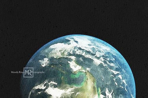 Kate Earth From Space Backdrop Designed by Mandy Ringe Photography
