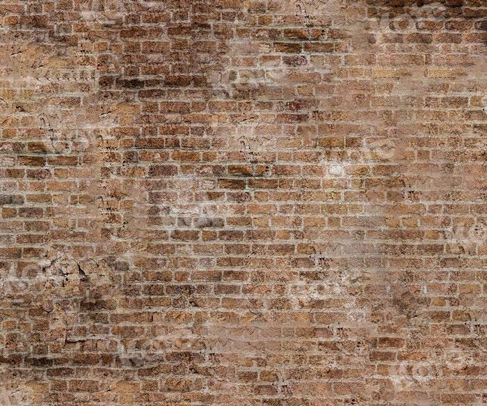Kate Earthy Yellow Brick Wall Backdrop for Photography - Image 6