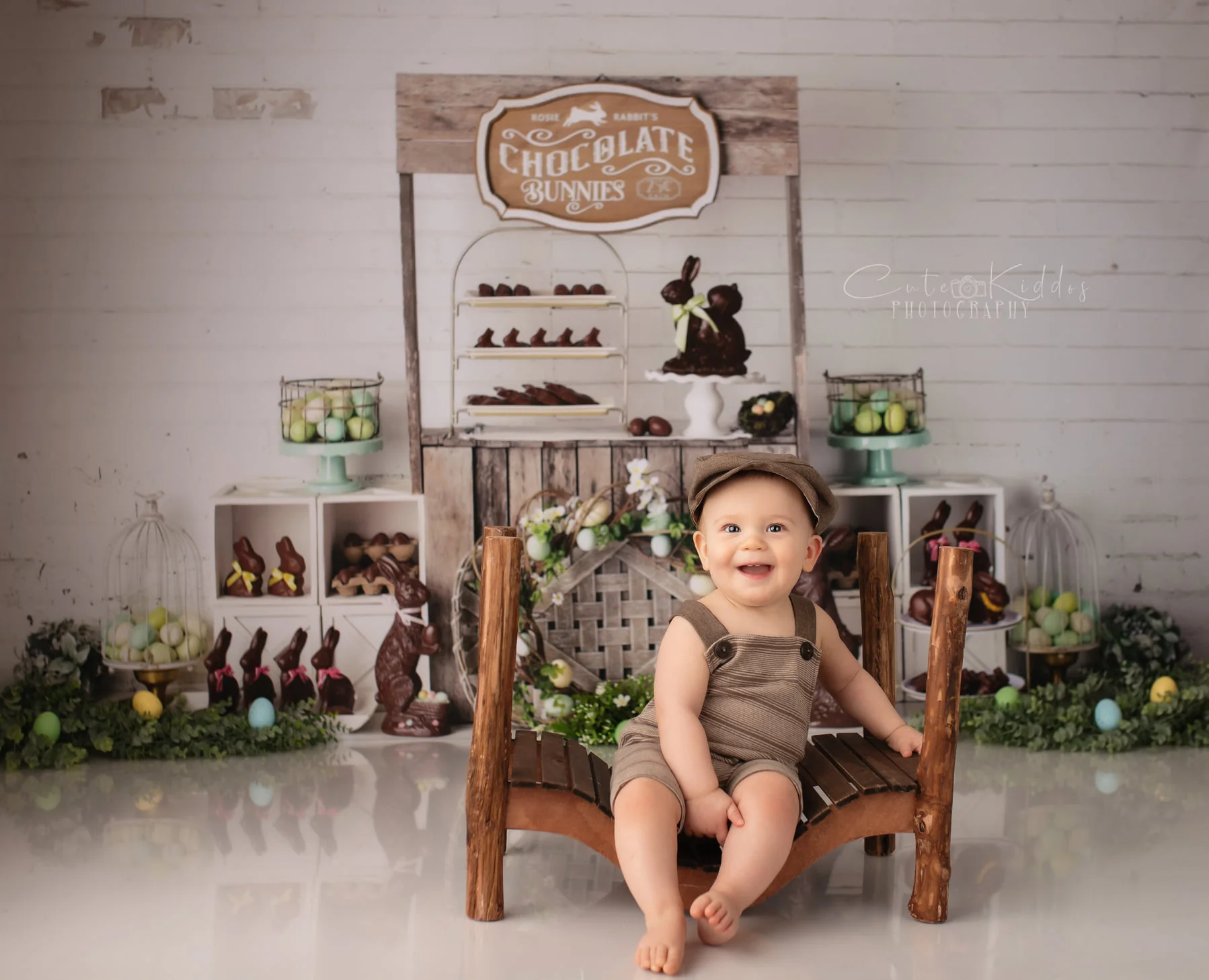 Kate Easter Chocolate Bunnies Backdrop Designed by Mandy Ringe Photography - Image 3