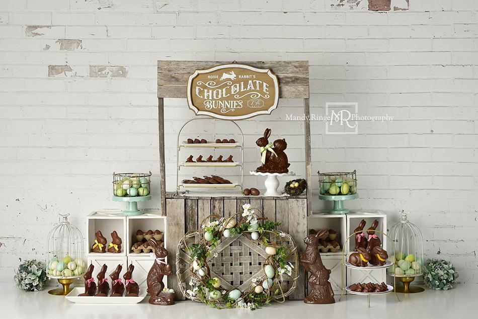 Kate Easter Chocolate Bunnies Backdrop Designed by Mandy Ringe Photography - Image 4