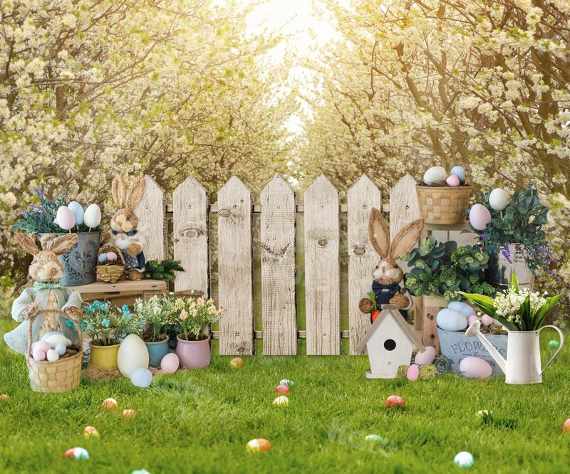 Kate Easter/spring Garden Cherry Blossom Backdrop Designed By JS Photography - Image 5