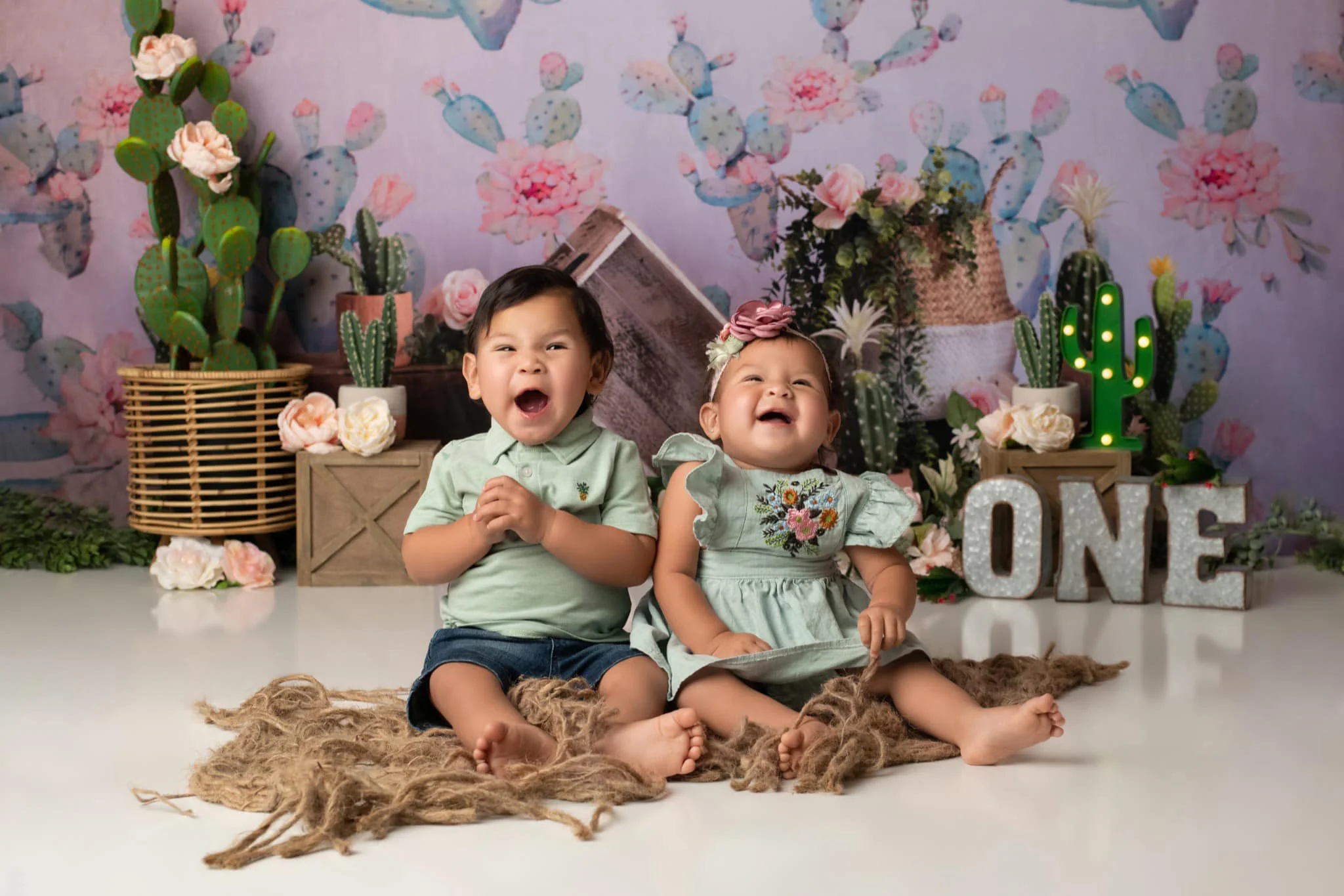 Kate Emmas Cactus Children Backdrop Designed by Keerstan Jessop - Image 3