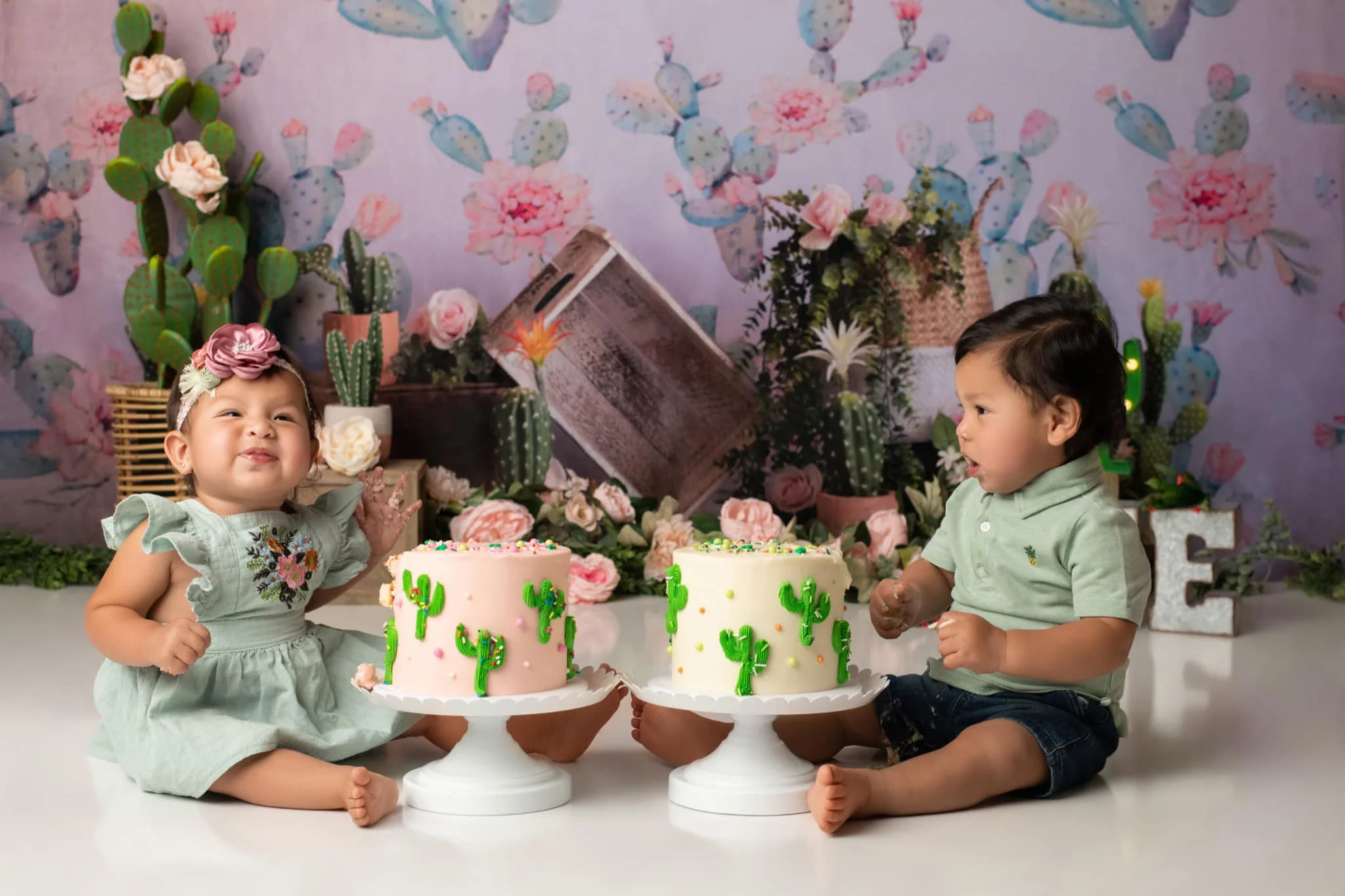 Kate Emmas Cactus Children Backdrop Designed by Keerstan Jessop - Image 4