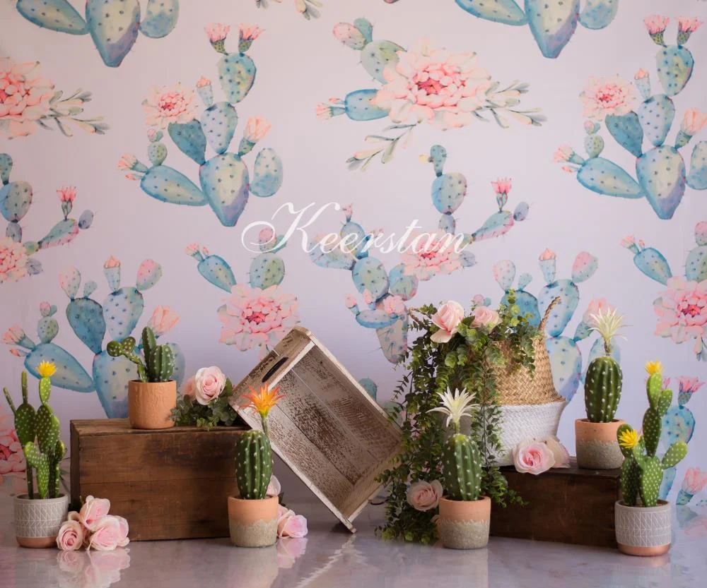 Kate Emmas Cactus Children Backdrop Designed by Keerstan Jessop - Image 6