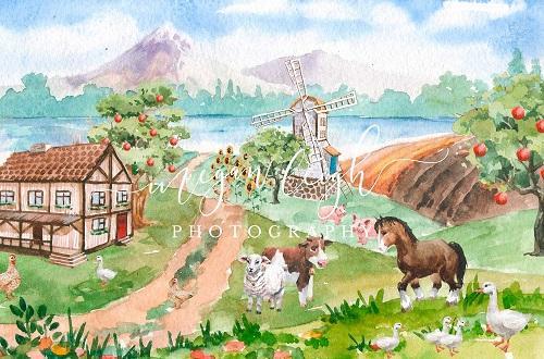 Kate Farm Life Backdrop Designed by Megan Leigh Photography
