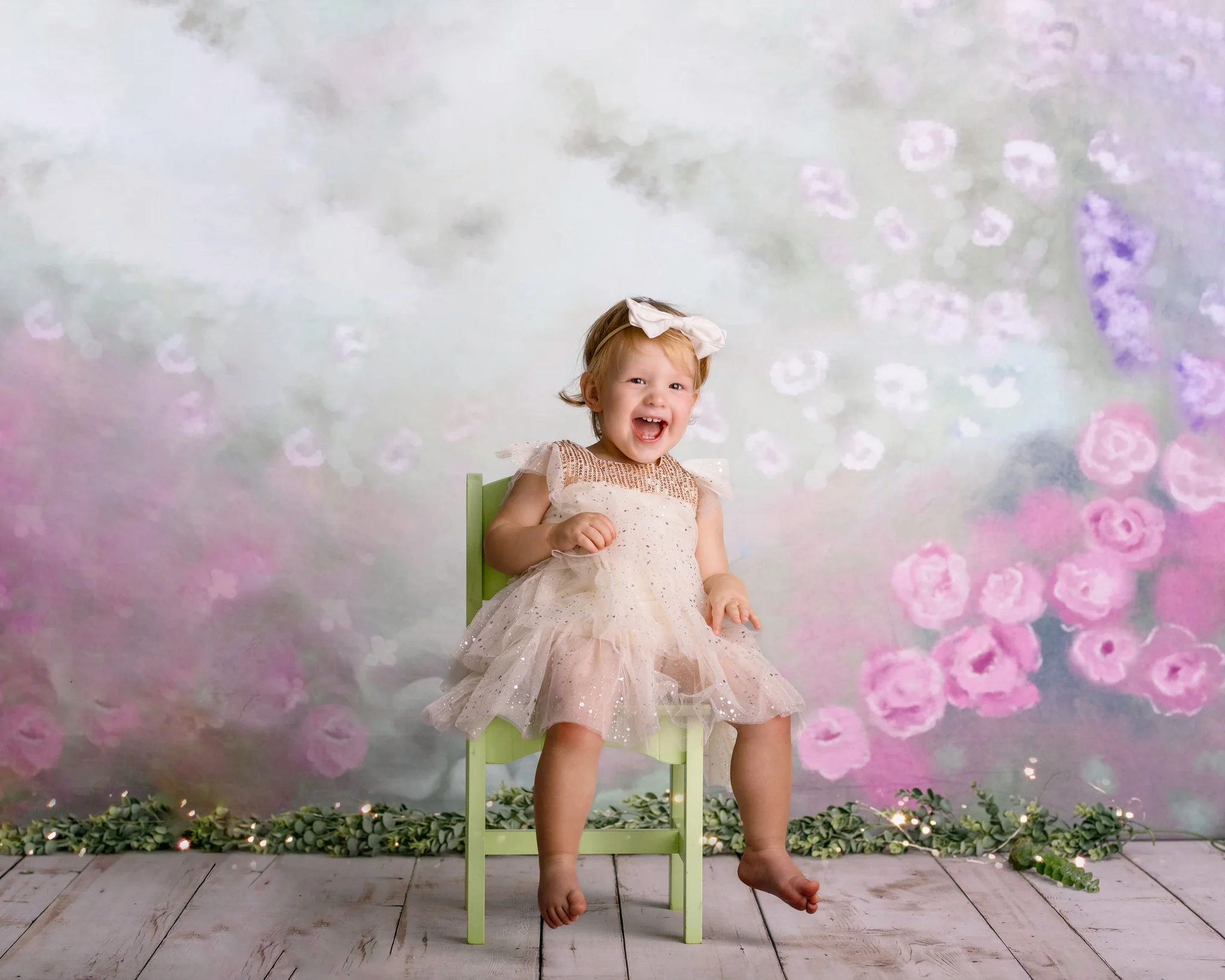 Kate Fine Art Blurry Flowers Bush Backdrop for Photography