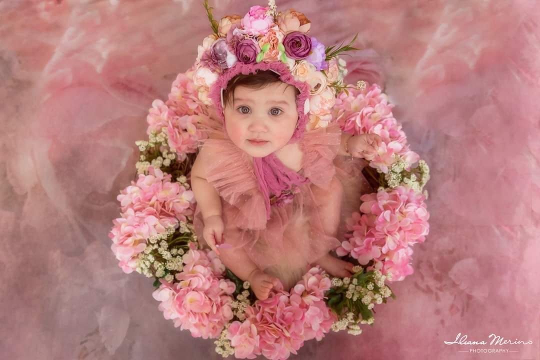 Kate Pink Fine Art Blurry Flowers Backdrop Designed by GQ - Image 3
