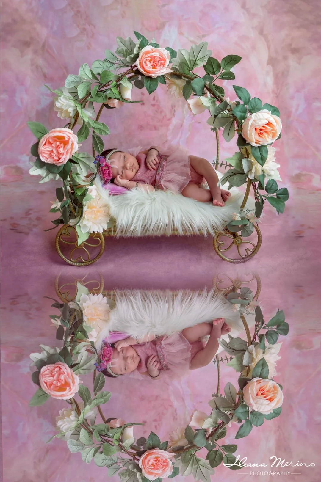 Kate Pink Fine Art Blurry Flowers Backdrop Designed by GQ - Image 5
