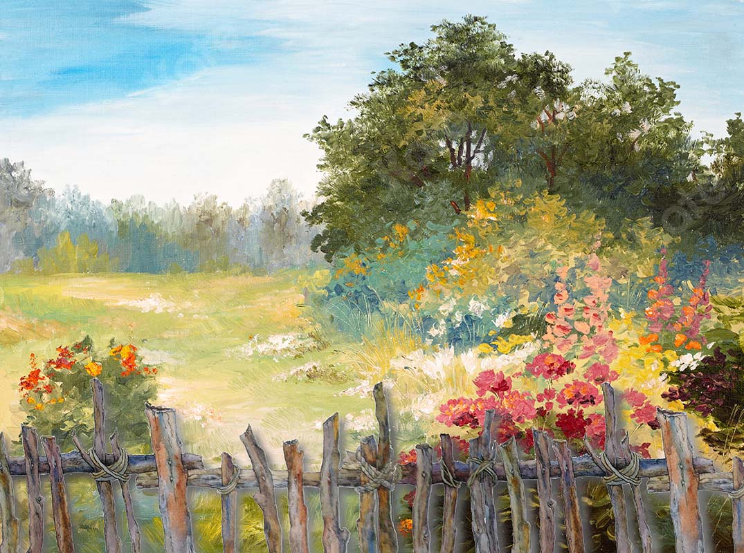 Kate Fine Art Fence Country Scene Backdrop Designed by GQ - Image 3