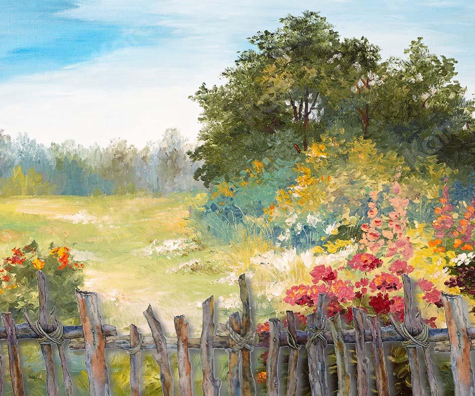 Kate Fine Art Fence Country Scene Backdrop Designed by GQ - Image 6