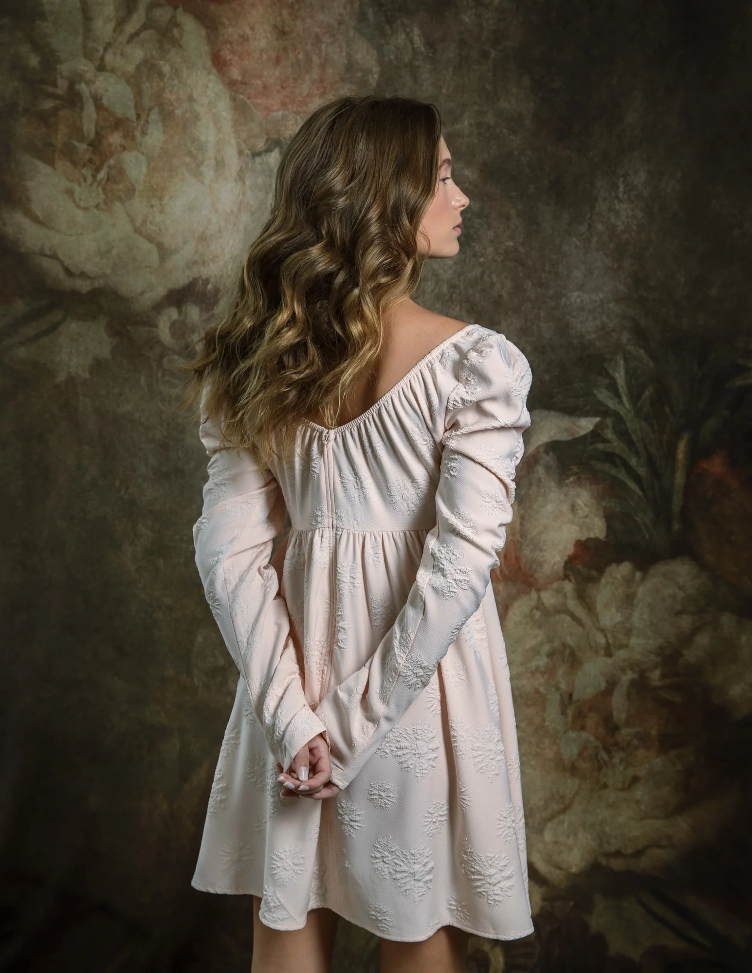 Kate Fine Art Floral Retro Backdrop for Photography - Image 4