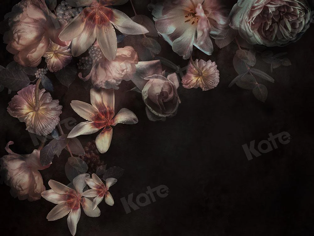 Kate Fine Art Florals Black Backdrop Designed by Chain Photography - Image 2