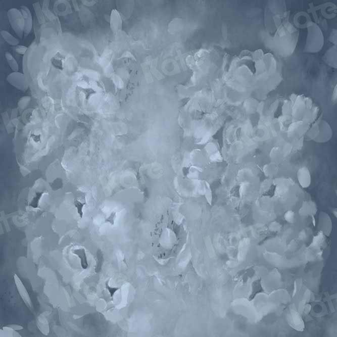 Kate Fine Art Florals Misty Grey Backdrop for Photography - Image 2