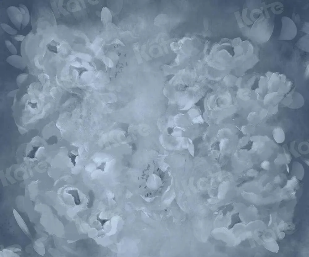 Kate Fine Art Florals Misty Grey Backdrop for Photography - Image 3