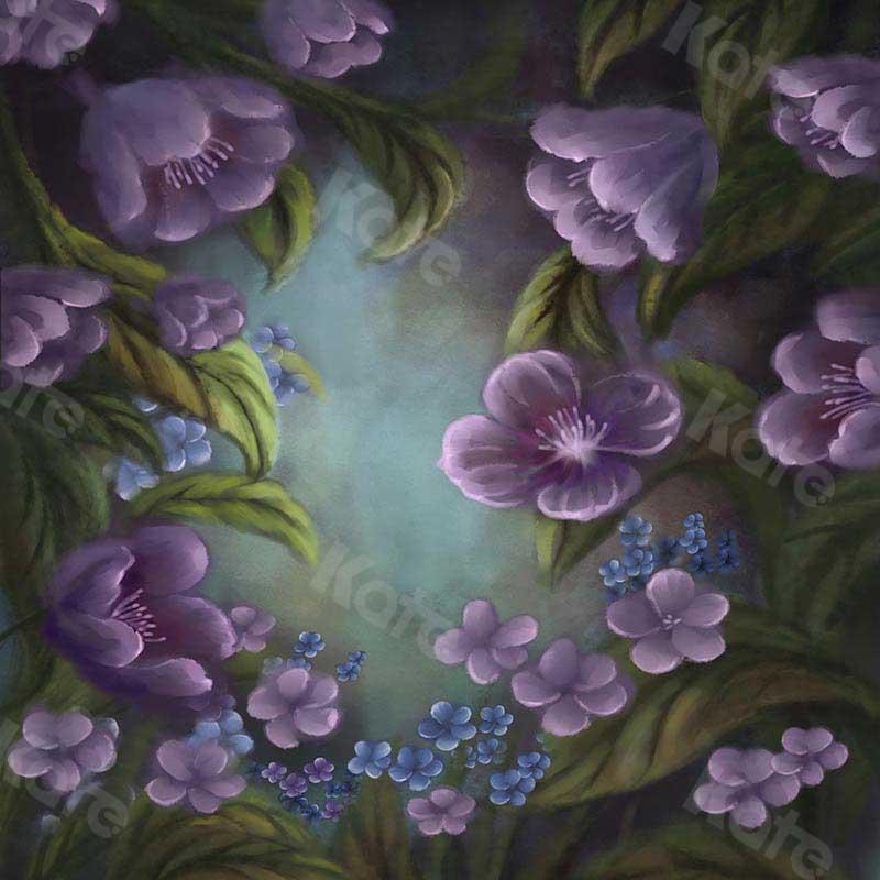 Kate Fine Art Florals Purple Fantasy Backdrop Designed by GQ - Image 4