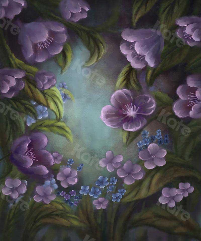 Kate Fine Art Florals Purple Fantasy Backdrop Designed by GQ - Image 5