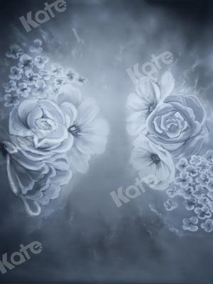 Kate Fine Art Flowers Denim/blue Backdrop Portrait Designed by JS Photography - Image 2